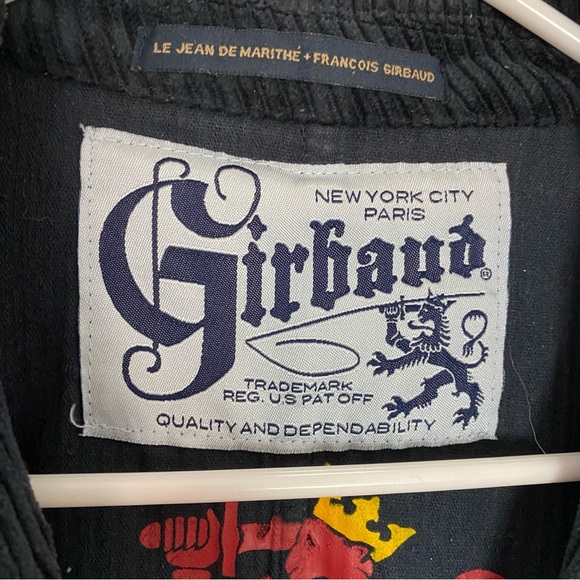Vintage Marithe Francois Girbaud Corduroy Jacket Mens Size XL Blue Distressed 90 - Picture 9 of 15